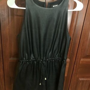 Faux Leather romper